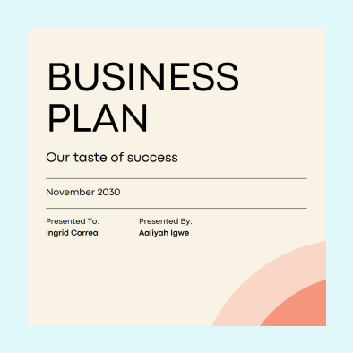 Business Plan