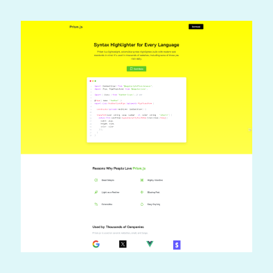 Project Landing Page